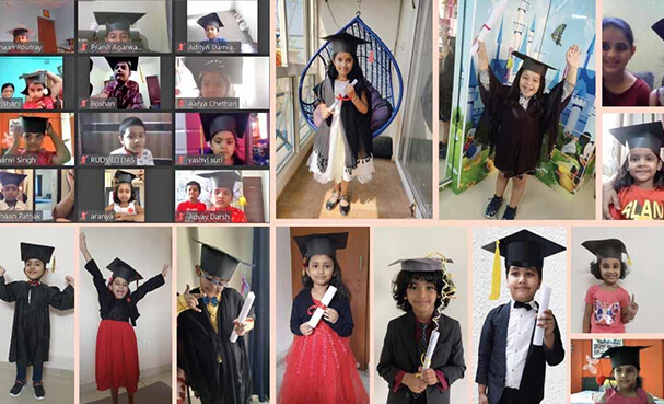 Tiny GIIS Graduates of Kindergarten all set to conquer the world